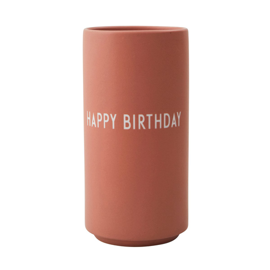 Design Letters -suosikkimaljakko Happy Birthday (nude)