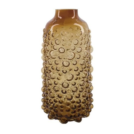 Foam maljakko 40 cm Amber