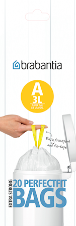 Roskapussi A 3L White