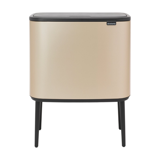 Bo touch bin 3 x 11 l Champagne