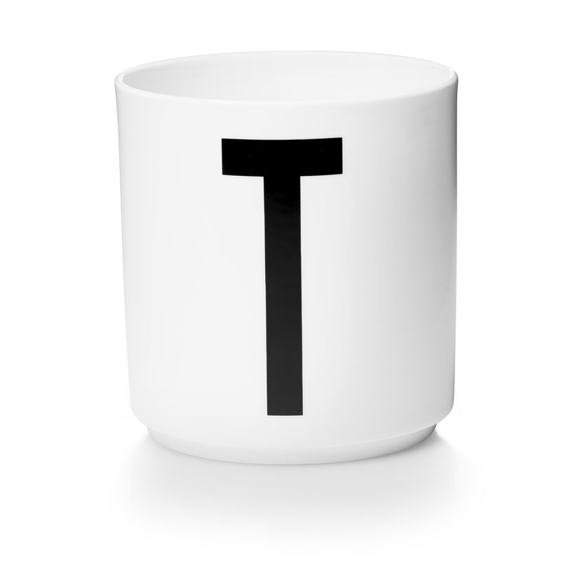 ​Design Letters - Personal Porcelain Cup T - White (10201000T)