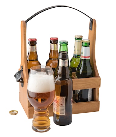 Bottleback 6 pulloa kahvoja ja avaajaa