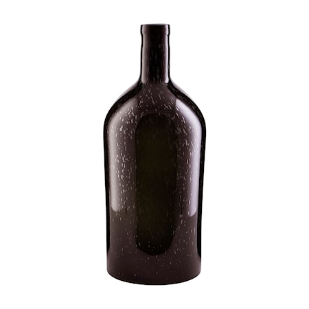 Maljakko Pullonkaula Tummanruskea 45cm