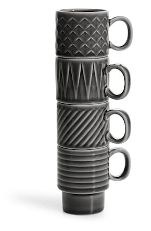 Coffee & More Glögi/Espresso Kuppi Harmaa 4-pack