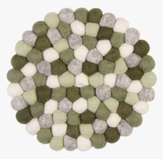 Wool Multi pannunalunen moniväri/vihreä