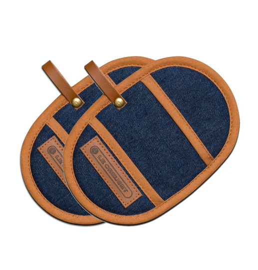 Le Creuset patalappu, 2-pakkaus Denim