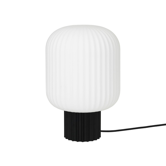 Lolly pöytävalaisin Musta-valkoinen-30 cm