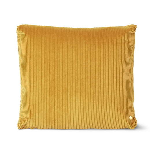 Corduroy -tyyny 45x45 cm Mustard