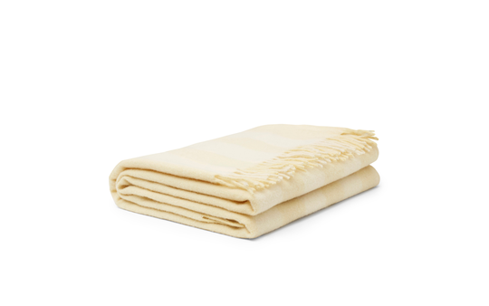 Normann Copenhagen - Tivoli - Throw Blanket Candy Stripe - Pale Yellow (5000534)