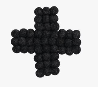 Wool Cross pannunalunen hiilenharmaa