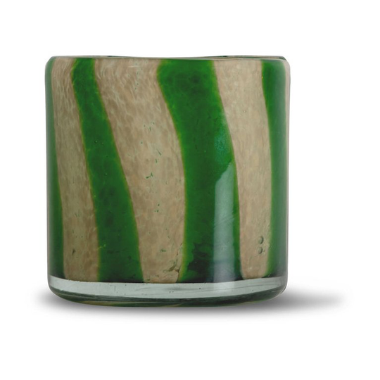 Calore kynttilälyhty-maljakko M Ø15 cm Green-beige