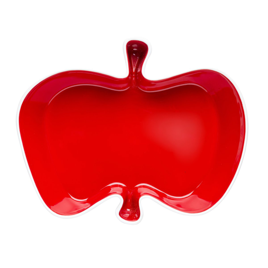 Apple tarjoilulautanen punainen-valkoinen