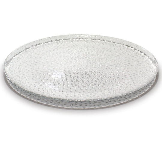 Raw tarjoilulautanen lasi Kirkas
