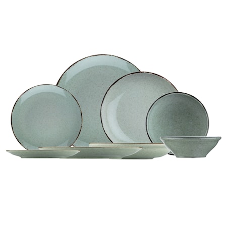 Dinner Set (24 Pieces) Green