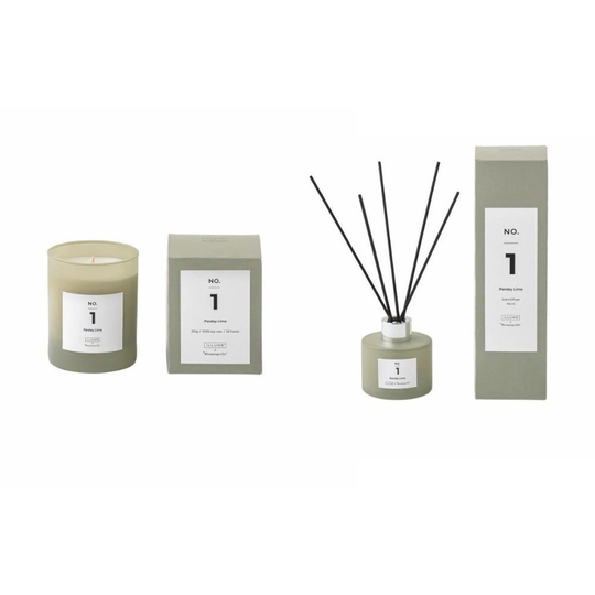 ILLUME X Bloomingville - Scented candle + Scent difusser - No. 1 Parsley Lime