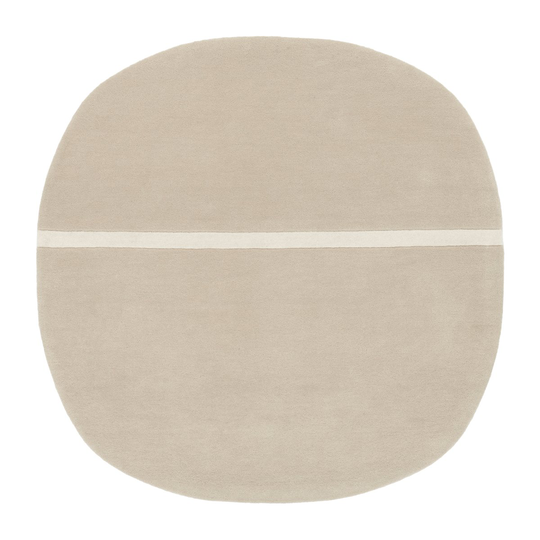 Oona matto 140 x 140 cm Hiekka