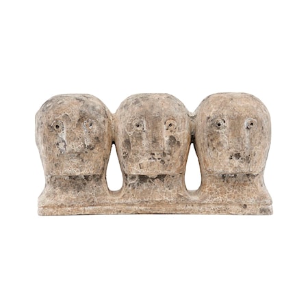 Taideteos Ancient head Harmaa/Ruskea