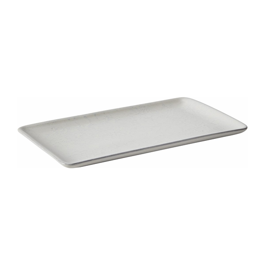 Raw lautanen 23,5x15 cm Arctic white