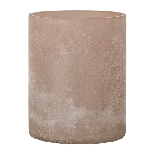 Macha kynttilälyhty/maljakko Ø 12 cm Violetti-beige