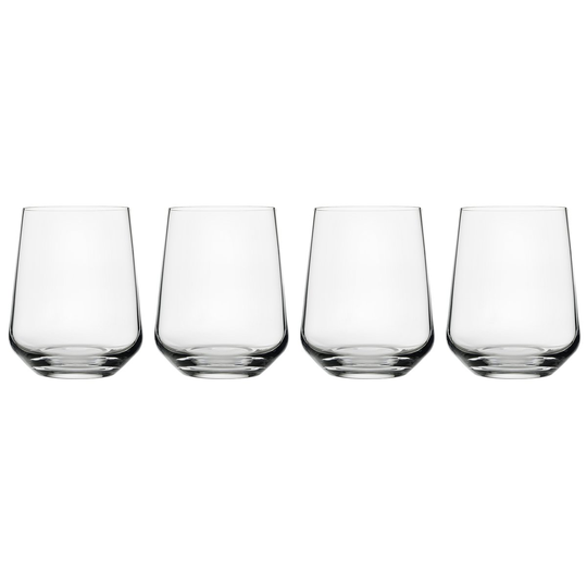 Essence juomalasi 35 cl, 4-pakkaus Kirkas