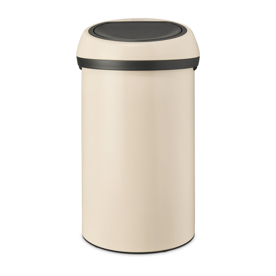 Touch Bin -roskakori pyöreä 60 litraa Soft Beige