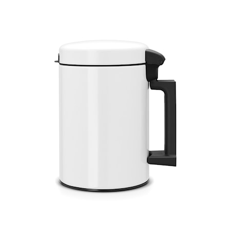 Seinäämpäri newicon muovisella sisäämpärillä 3 L valkoinen