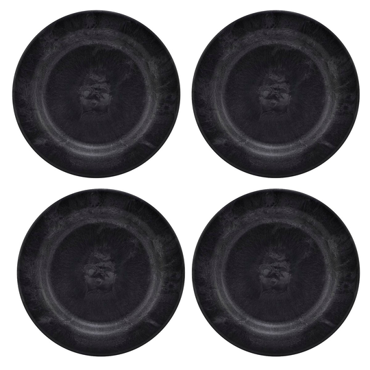 Serveur leipälautanen 18 cm, 4-pakkaus Musta