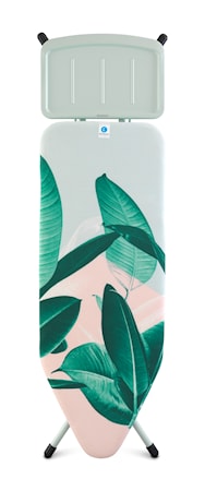 Silityslauta Koko C kiinteällä Höyrysilitysraudan pidikkeellä Tropical Leaves