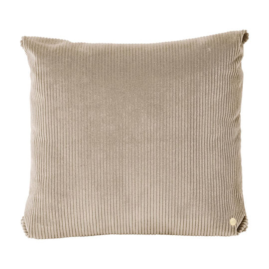 Corduroy -tyyny 45x45 cm beige