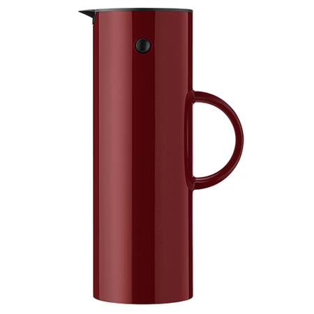 Stelton - EM77 Vaccum Jug 1 L - Warm Maroon (929)