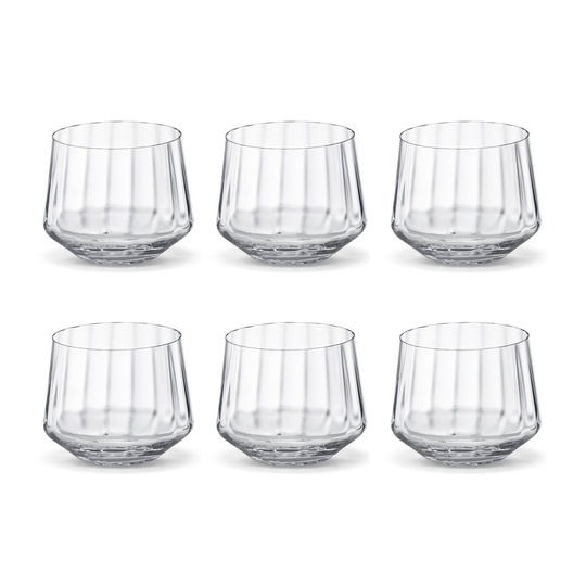 Bernadotte juomalasi matala 25 cl, 6-pakkaus Kristalli