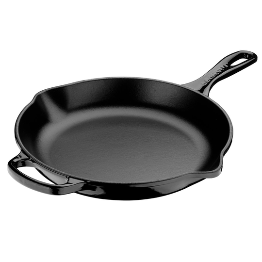 Le Creuset Paistinpannu jossa valurautainen kädensija 30 cm Musta