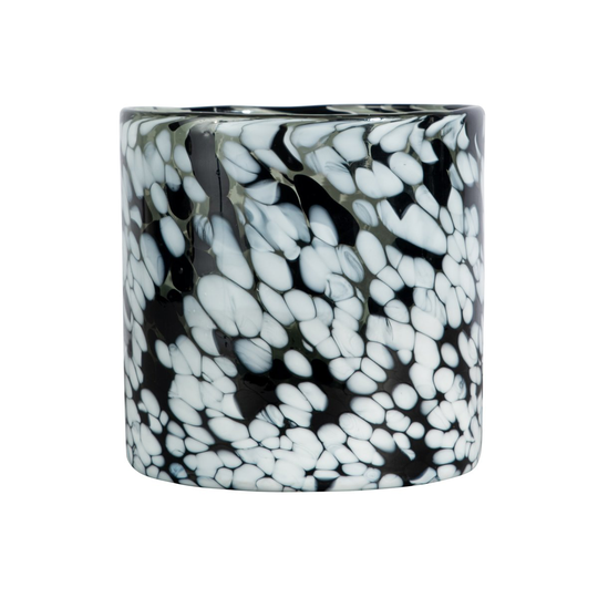 Calore kynttilälyhty M Ø 15 cm Black-white