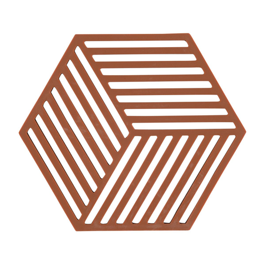 Hexagon pannunalunen Terracotta
