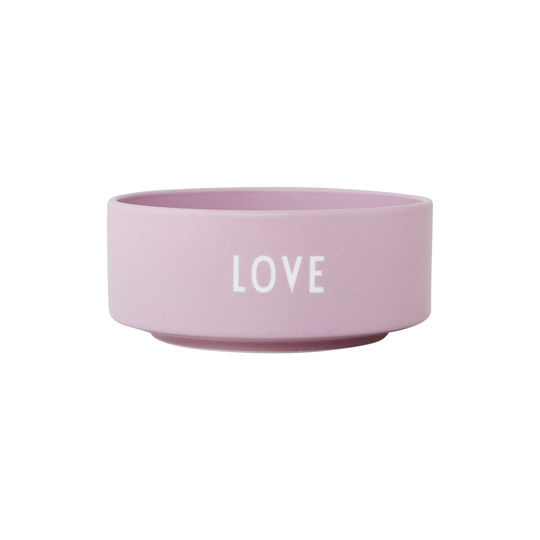 Design Letters snack-kulho Ø12 cm Love-lavender