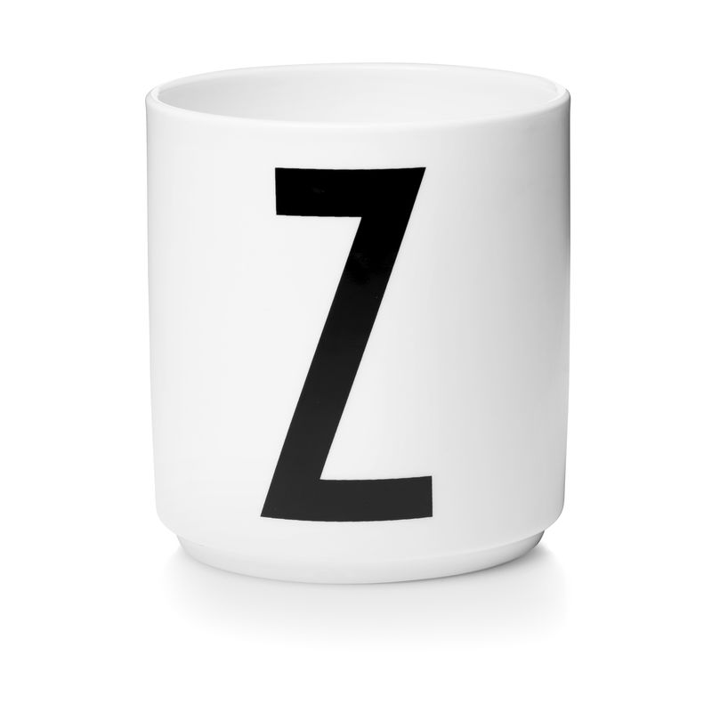 ​Design Letters - Personal Porcelain Cup Z - White
