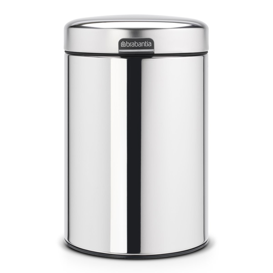 New Icon seinä-ämpäri 3 l kiiltäväharjattu teräs