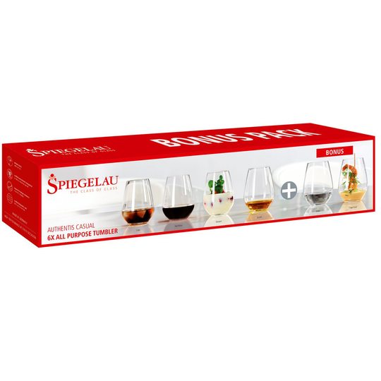 Authentis Casual -punaviinilasi 46 cl. 6-pack kirkas