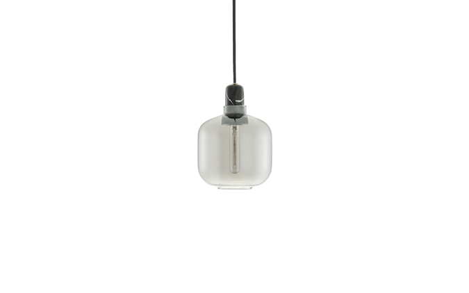 Normann Copenhagen - Amp Lamp Small - Smoke/black (502116)