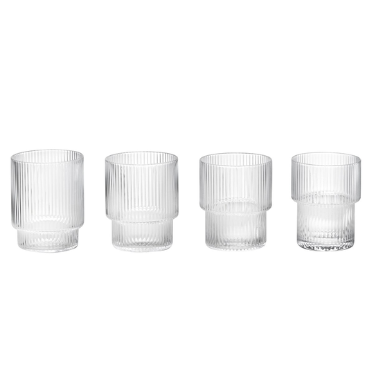 Ripple lasi 4 kpl kirkas