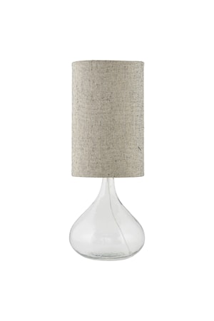Lampunvarjostin Med Ø 24x38 cm - Harmaa/ruskea