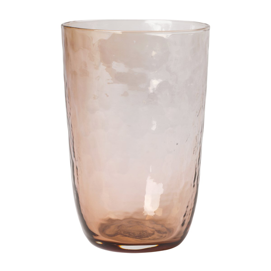Hammered juomalasi 50 cl Ruskea