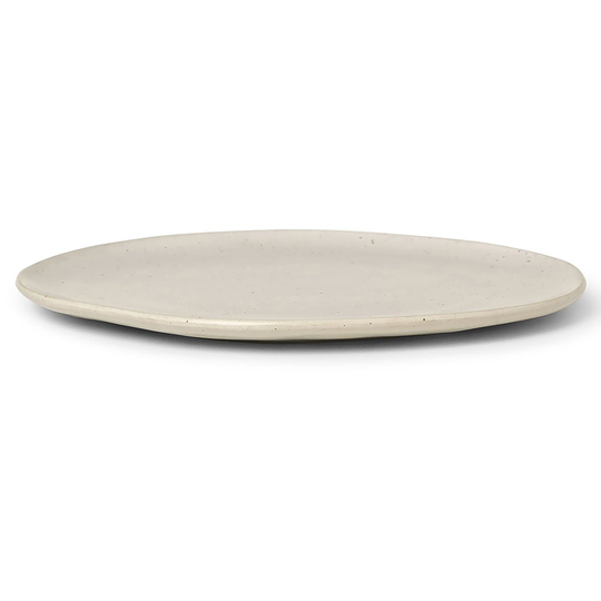 Flow lautanen 27 cm Off-white speckle