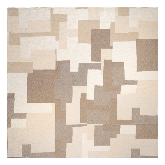 Patch päiväpeite 240x260 cm Beige-ruskea