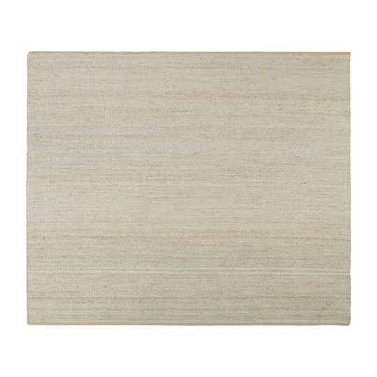 Hempi matto 250x250 cm Vaaleanharmaa