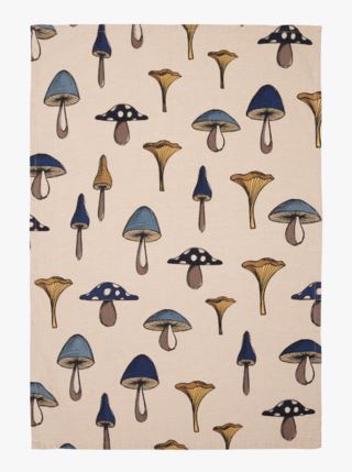 Mushroom keittiöpyyhe luonnonväri