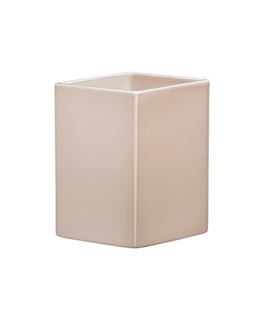 Ruutu maljakko keraaminen 225 mm beige