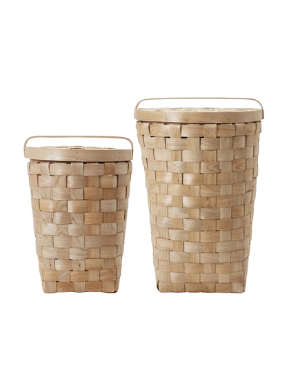 House Doctor - Basket w. lid, Edition, Natural (210890600)