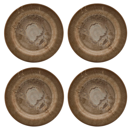 Serveur leipälautanen 18 cm, 4-pakkaus Kulta