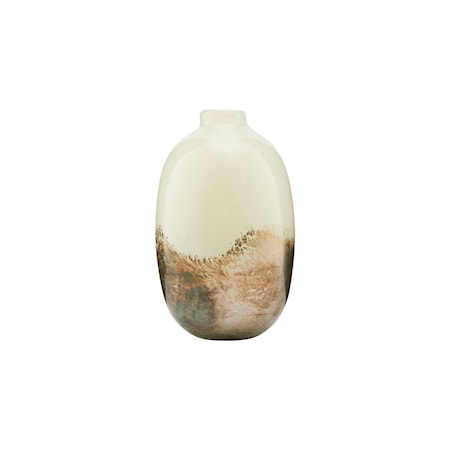 Maljakko Earth Beige/Metallic 16 cm